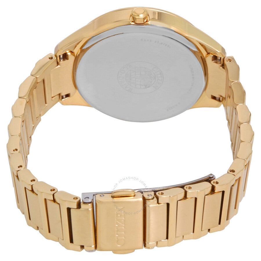 Citizen Chandler Crystal Eco-Drive Silver Dial Ladies Watch FE6102-53A - Dawson Watches #3