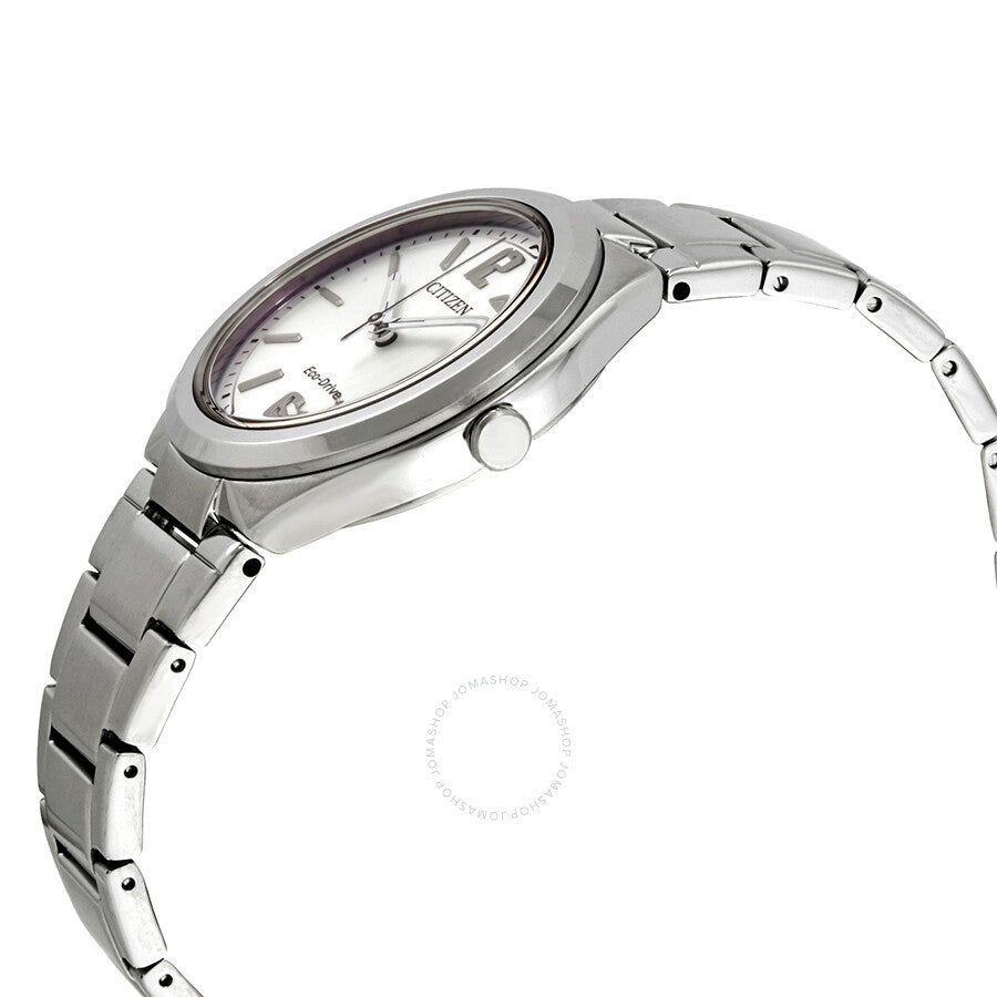 Citizen Chandler Eco-Drive Silver Dial Ladies Watch FE6021-88A - Dawson Watches #2