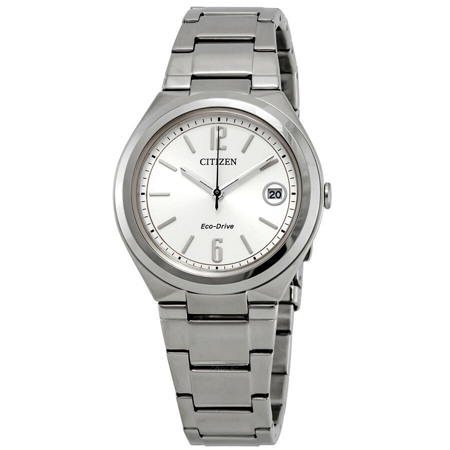 Citizen Chandler Eco-Drive Silver Dial Ladies Watch FE6021-88A - Dawson Watches