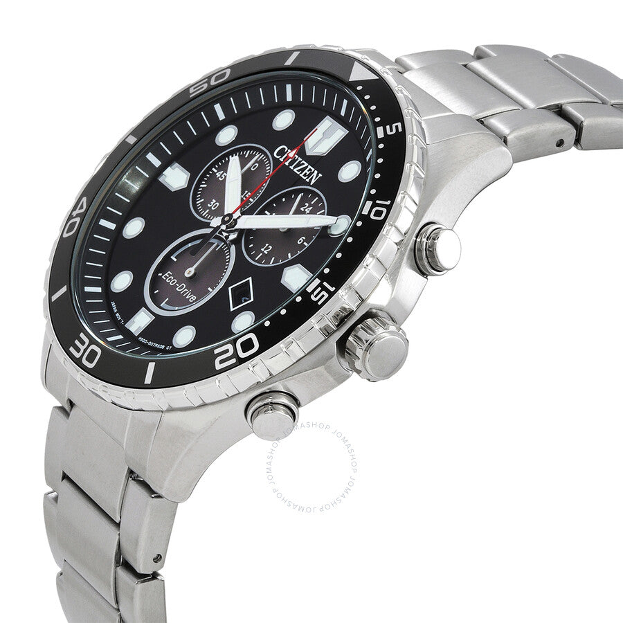 Citizen Chrono Sporty-Aqua Chronograph Black Dial Men's Watch AT2568-82E - Dawson Watches #2