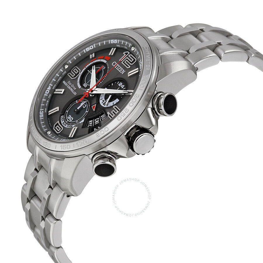 Citizen Chrono-Time A-T Eco-Drive Grey Dial Men's Watch BY0100-51H - Dawson Watches #2