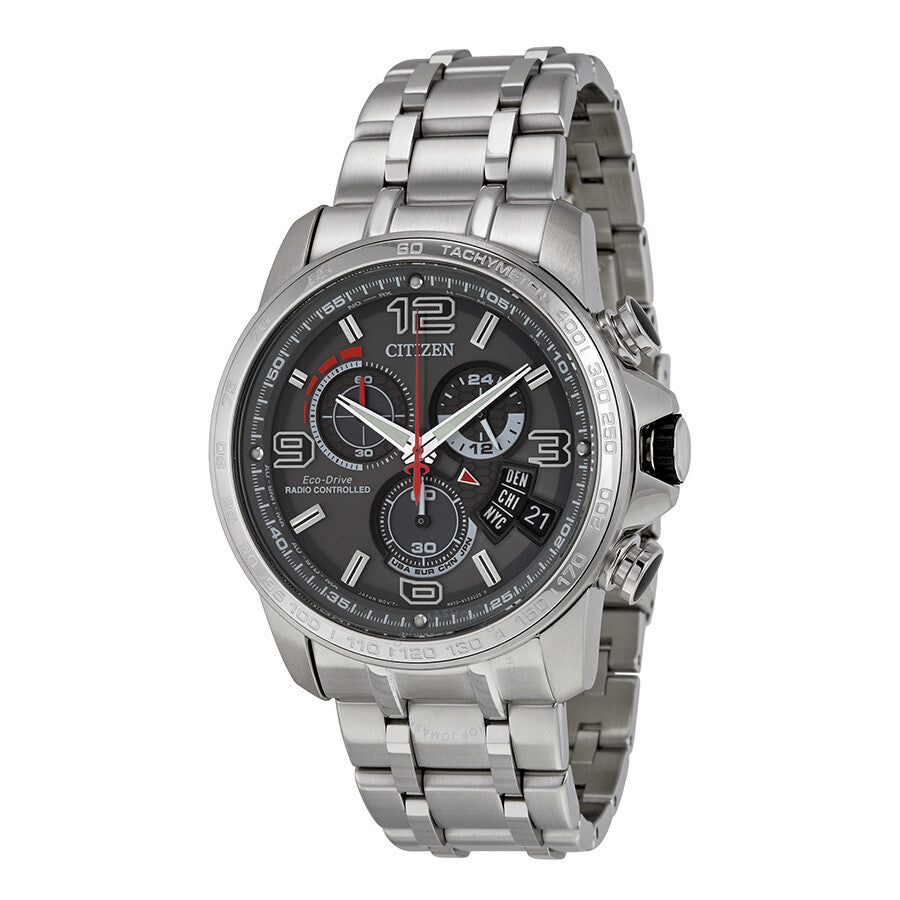 Citizen Chrono-Time A-T Eco-Drive Grey Dial Men's Watch BY0100-51H - Dawson Watches