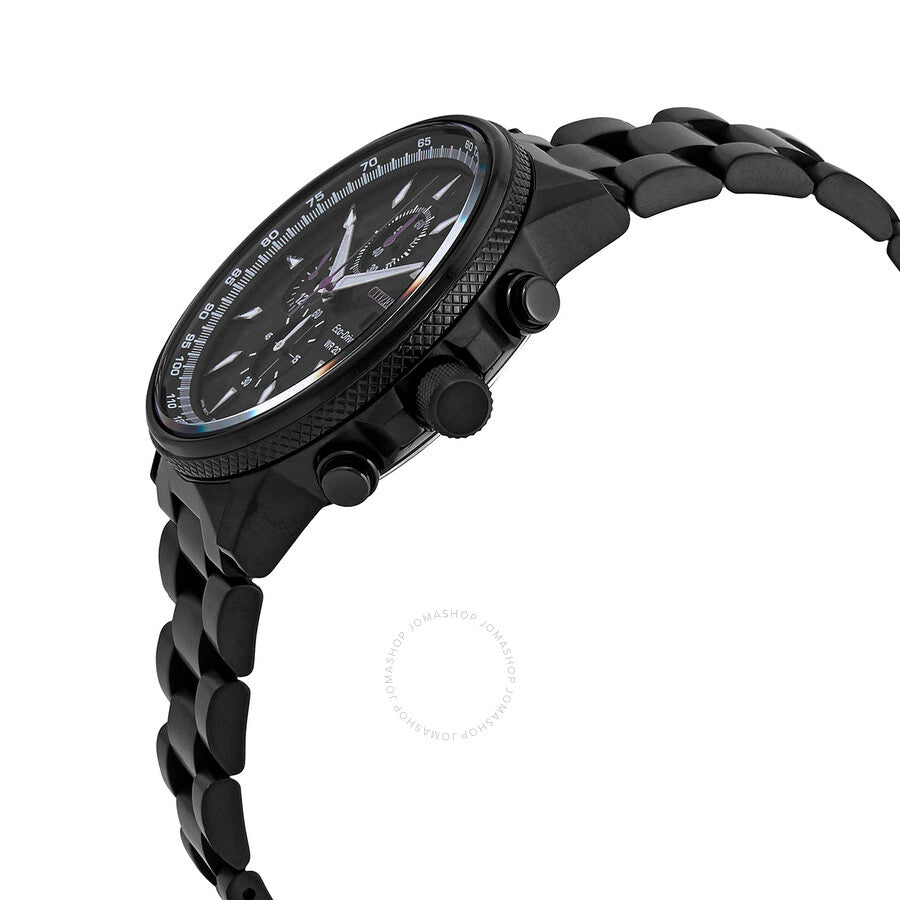 Citizen Eco-Drive Marvel Black Panther Chronograph Black Dial Men's Watch CA0297-52W - Dawson Watches #2