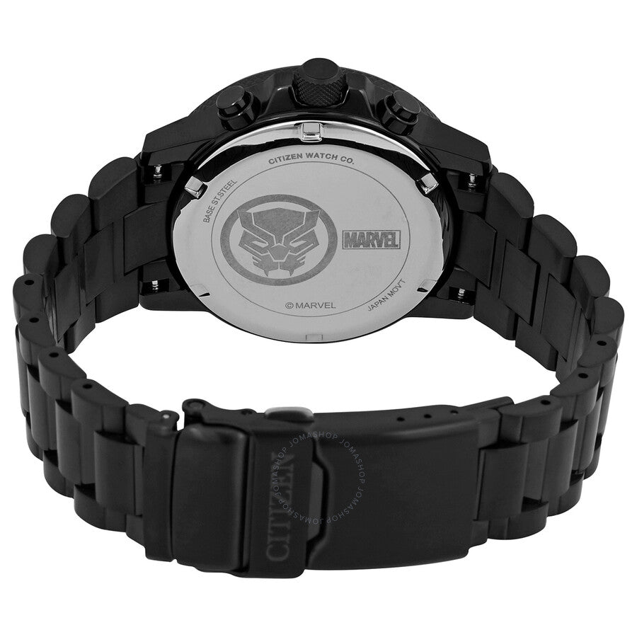 Citizen Eco-Drive Marvel Black Panther Chronograph Black Dial Men's Watch CA0297-52W - Dawson Watches #3