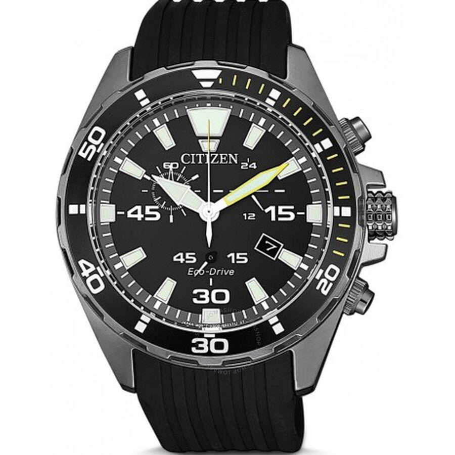 Citizen Chronograph Black Dial Men's Watch AT2437-13E - Dawson Watches