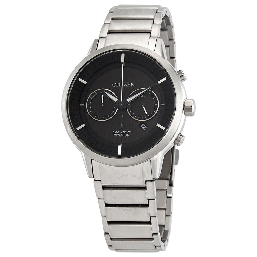 Citizen Chronograph Black Dial Titanium Men's Watch CA4400-88E - Dawson Watches