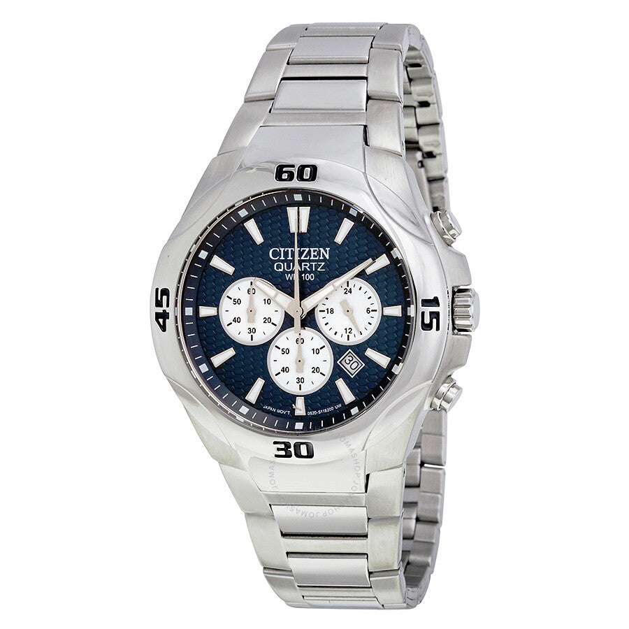 Citizen Chronograph Blue dial Men's Watch AN8020-51L - Dawson Watches