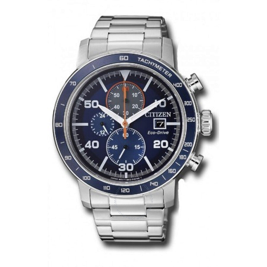 Citizen Chronograph Blue Dial Stainless Steel Men's Watch CA0640-86L - Dawson Watches