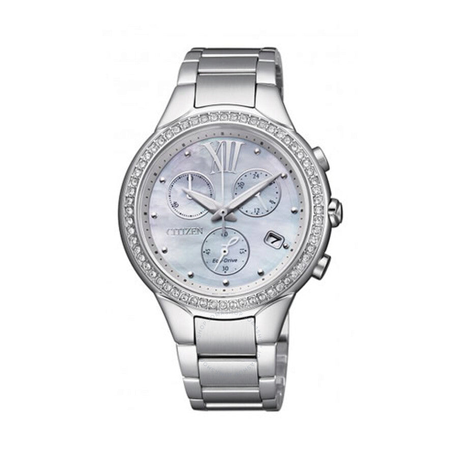 Citizen Chronograph Crystal Ladies Watch FB1321-56A - Dawson Watches