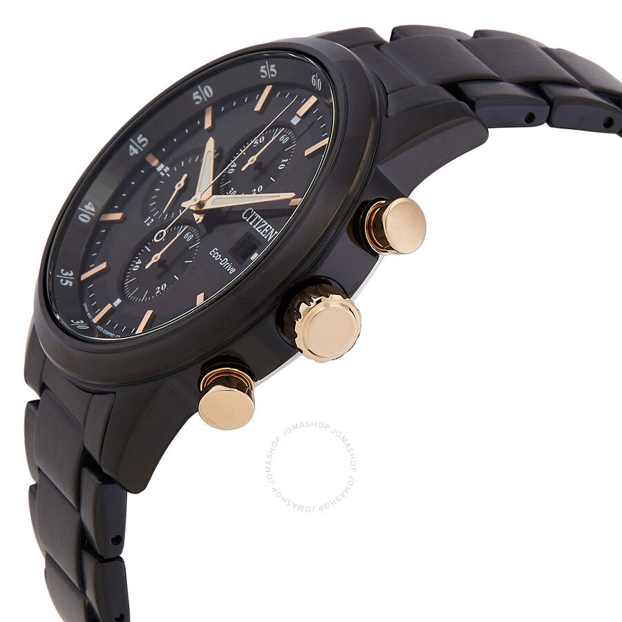 Citizen Chronograph Eco-Drive Black Dial Men's Watch CA0746-85E - The Watches Men & Co #2