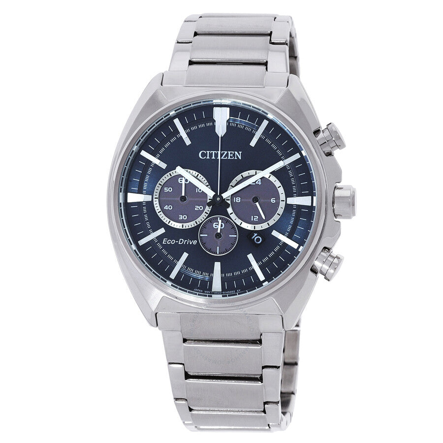 Citizen Chronograph Eco-Drive Blue Dial Men's Watch CA4288-86L - The Watches Men & Co