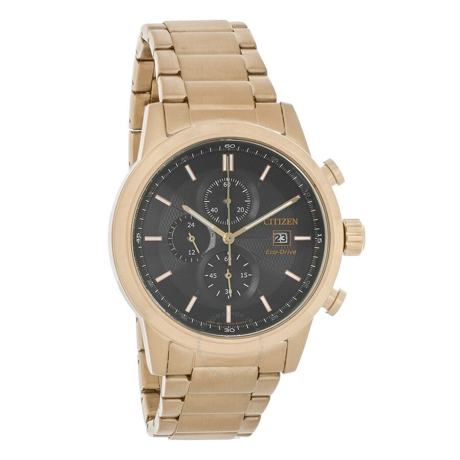 Citizen Chronograph Eco-Drive Black Dial Men's Watch CA0613-54H - Dawson Watches