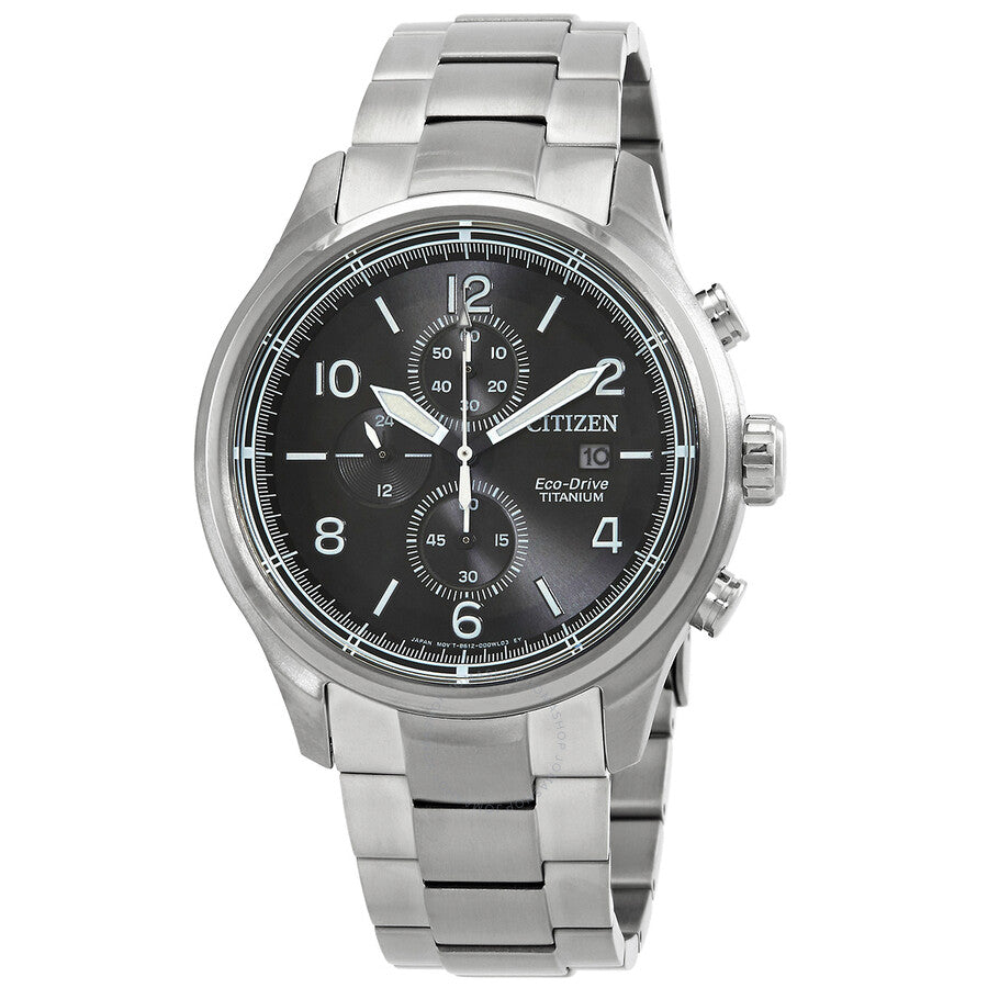 Citizen Chronograph Eco-Drive Black Dial Men's Watch CA0810-88E - Dawson Watches
