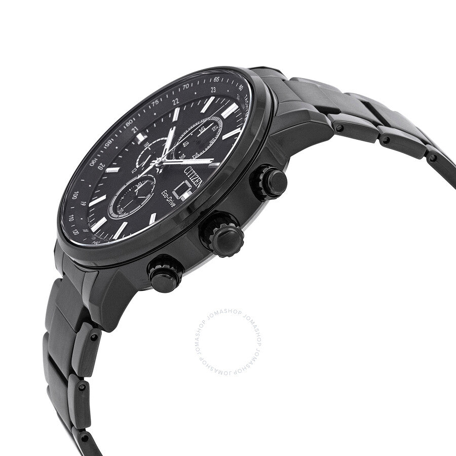 Citizen Chronograph Eco-Drive Black Dial Men's Watch CA0845-83E - Dawson Watches #2