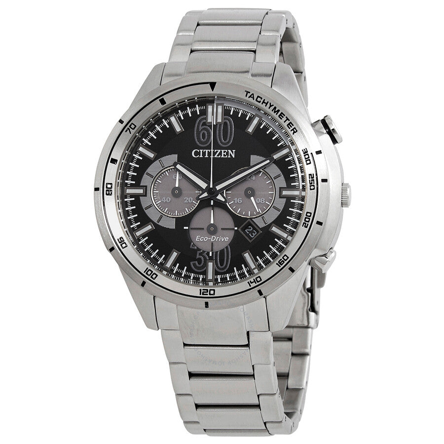 Citizen Chronograph Eco-Drive Black Dial Men's Watch CA4120-50E - Dawson Watches