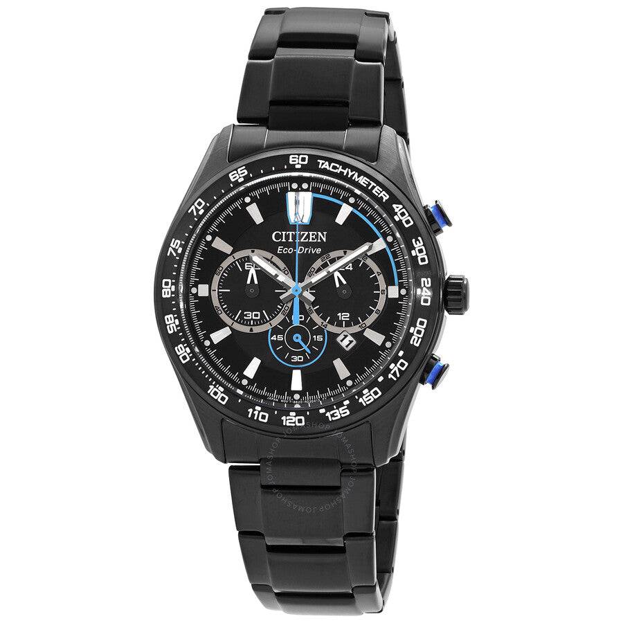 Citizen Chronograph Eco-Drive Black Dial Men's Watch CA4485-85E - Dawson Watches