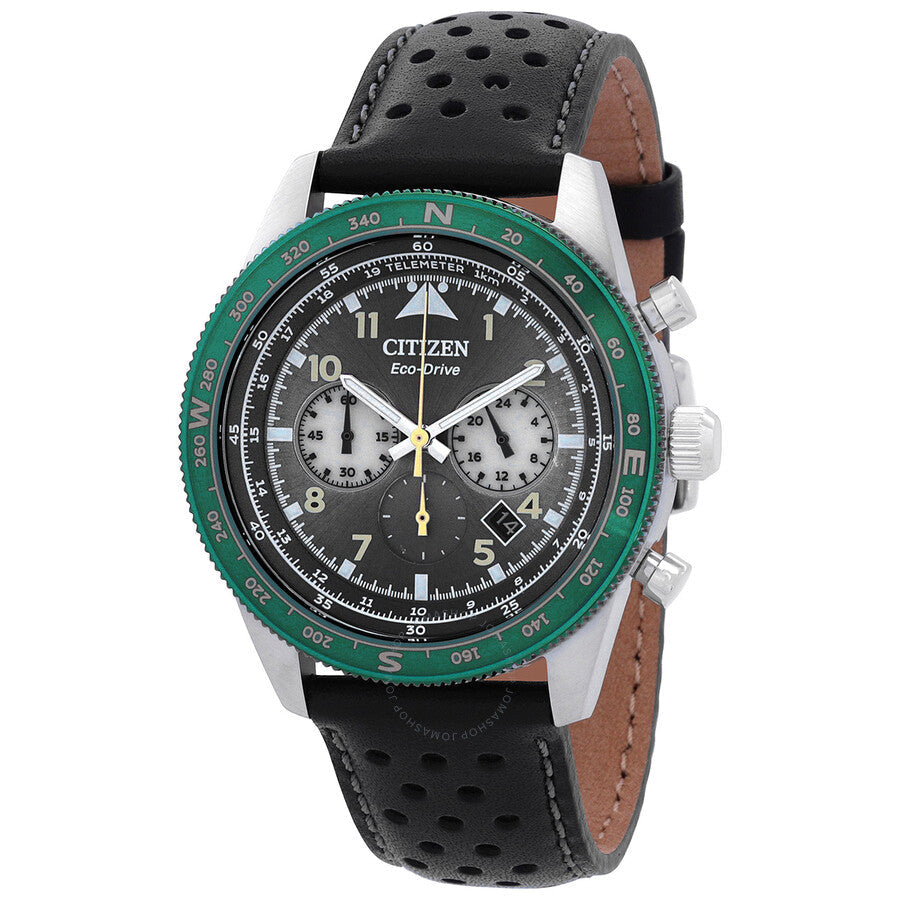 Citizen Chronograph Eco-Drive Black Dial Men's Watch CA4558-16E - Dawson Watches