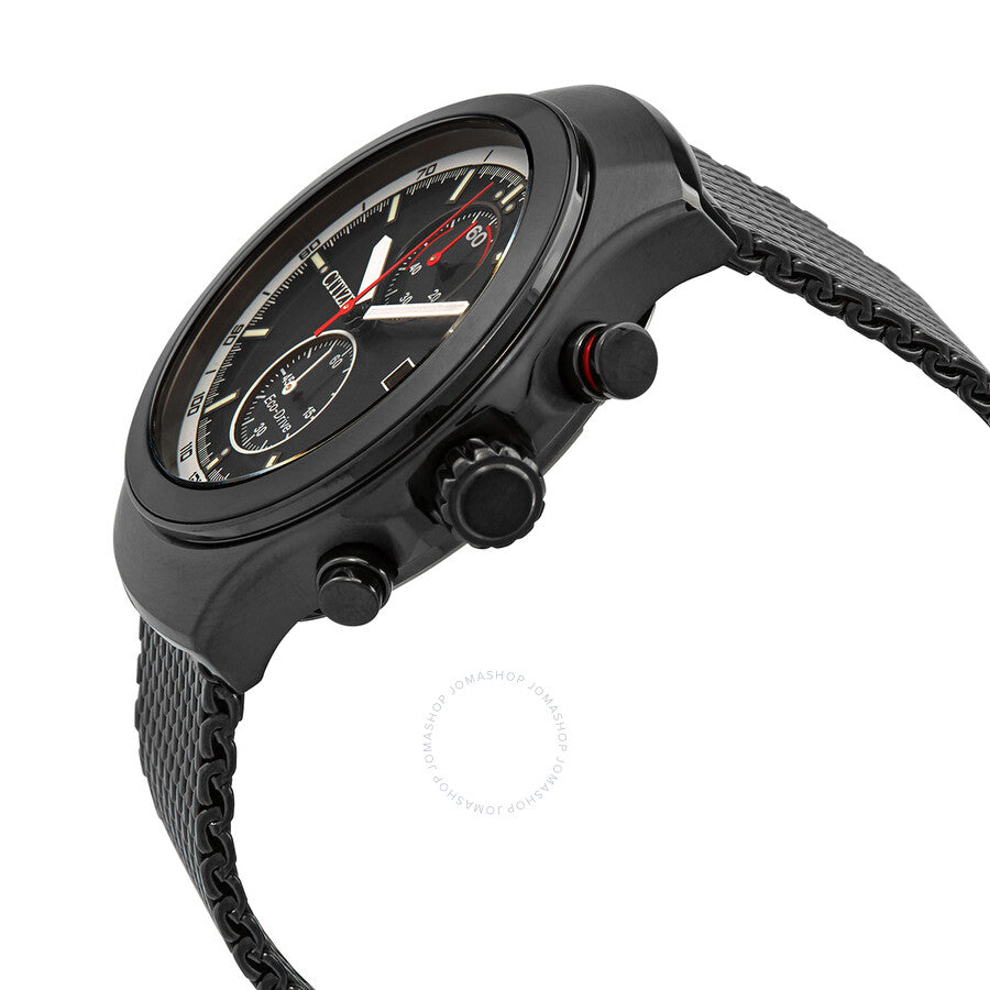 Citizen Chronograph Eco-Drive Black Dial Men's Watch CA7015-82E - Dawson Watches #2
