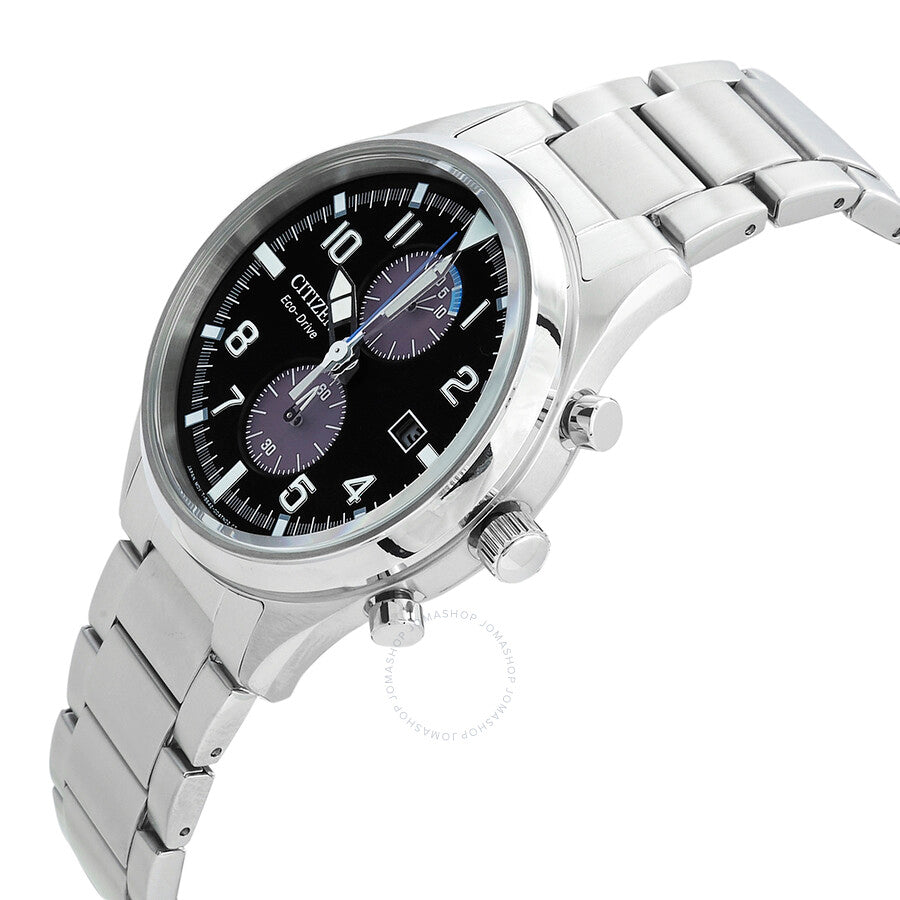 Citizen Chronograph Eco-Drive Black Dial Men's Watch CA7028-81E - Dawson Watches #2