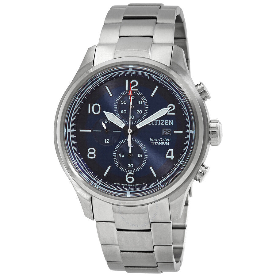 Citizen Chronograph Eco-Drive Blue Dial Men's Watch CA0810-88L - Dawson Watches