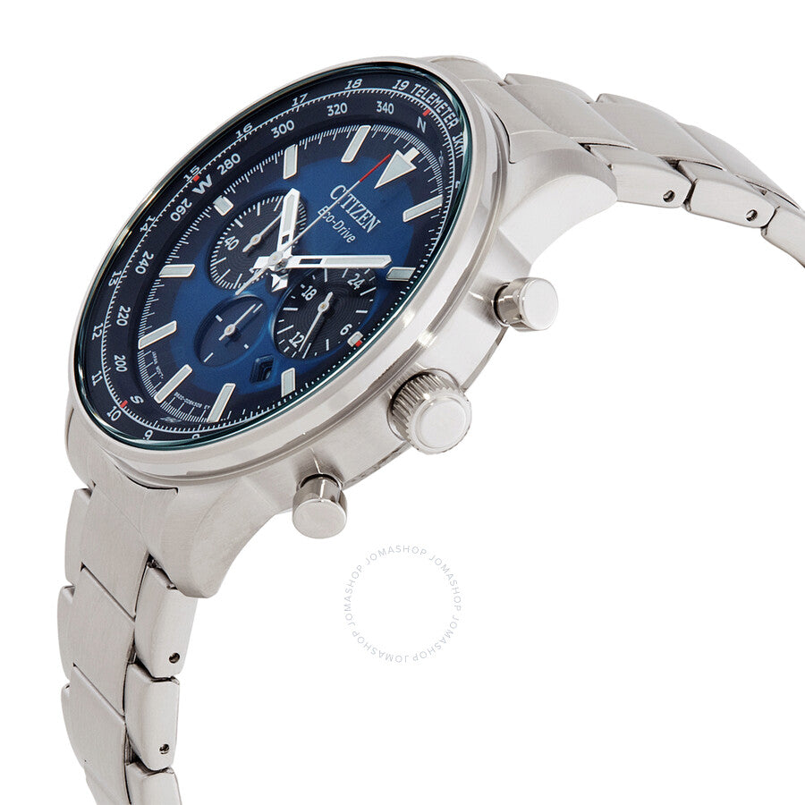 Citizen Chronograph Eco-Drive Blue Dial Men's Watch CA4500-91L - Dawson Watches #2