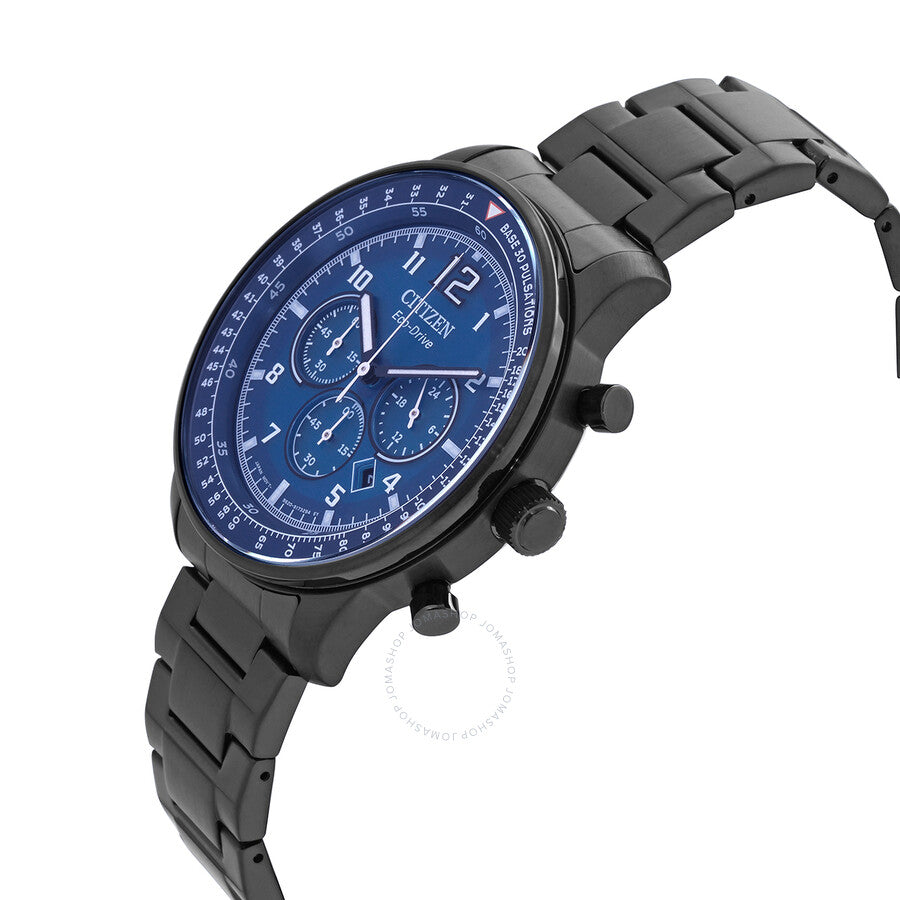 Citizen Chronograph Eco-Drive Blue Dial Men's Watch CA4505-80L - Dawson Watches #2