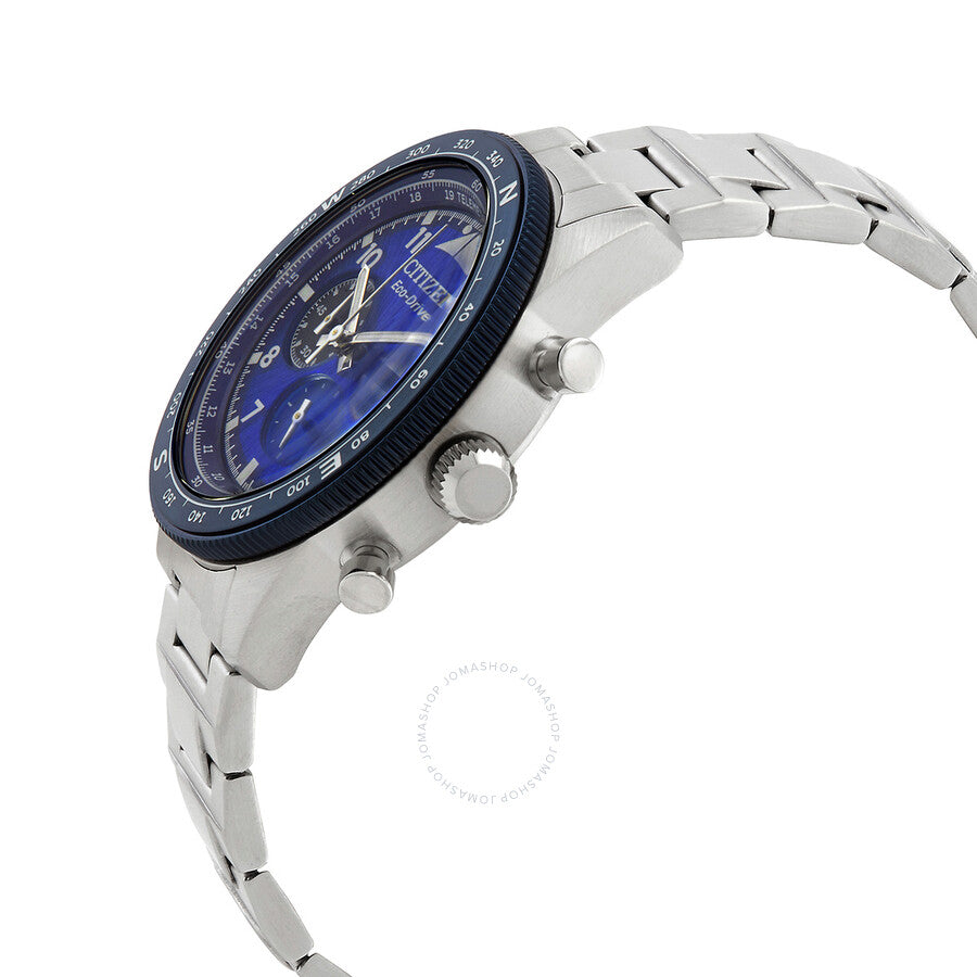 Citizen Chronograph Eco-Drive Blue Dial Men's Watch CA4554-84L - Dawson Watches #2
