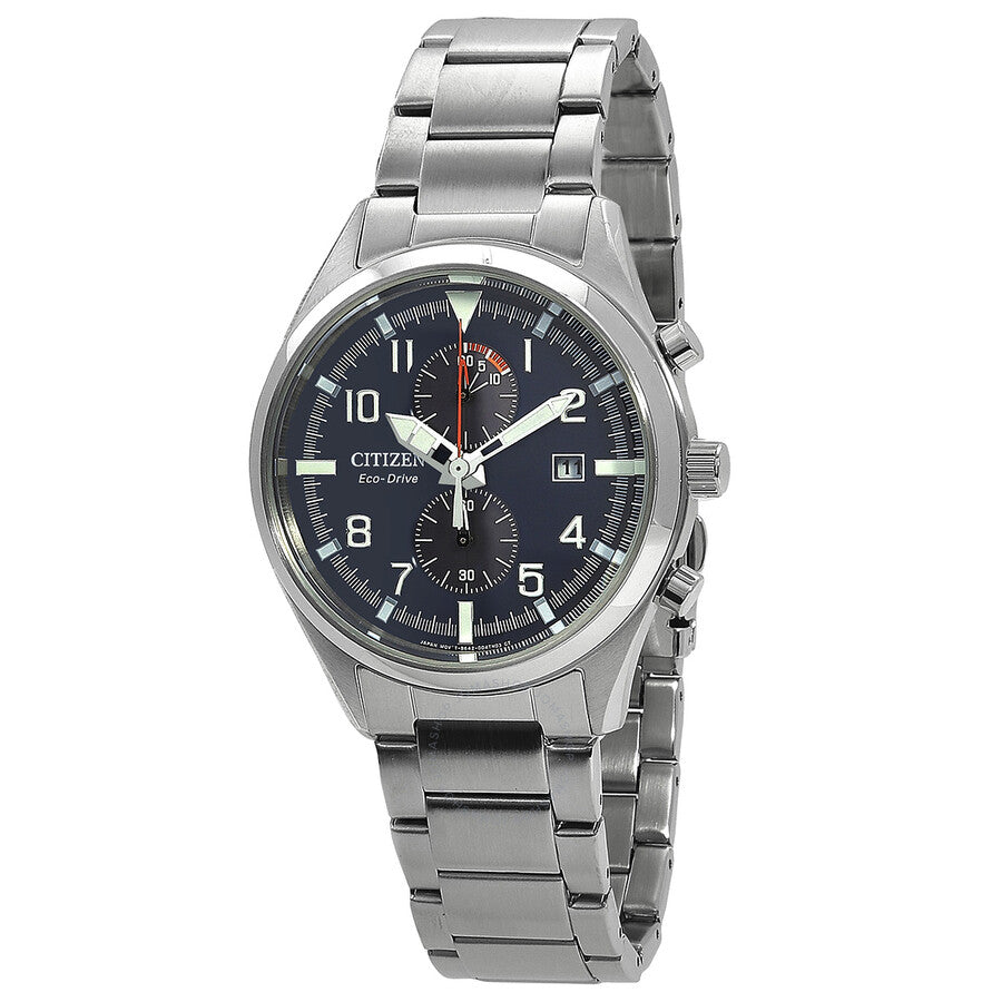 Citizen Chronograph Eco-Drive Blue Dial Men's Watch CA7028-81L - Dawson Watches
