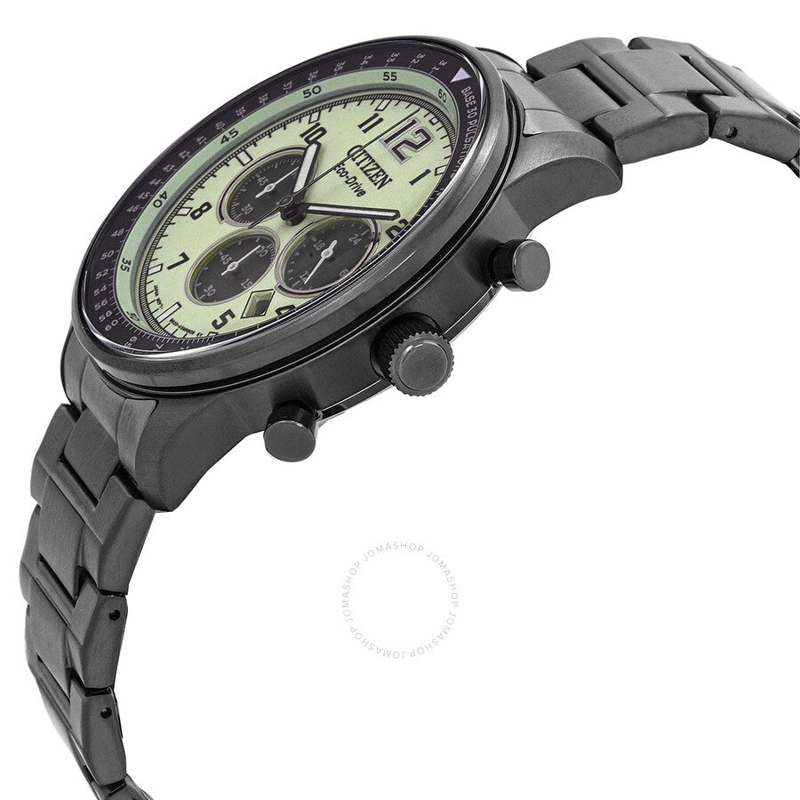 Citizen Chronograph Eco-Drive Green Dial Men's Watch CA4507-84X - Dawson Watches #2