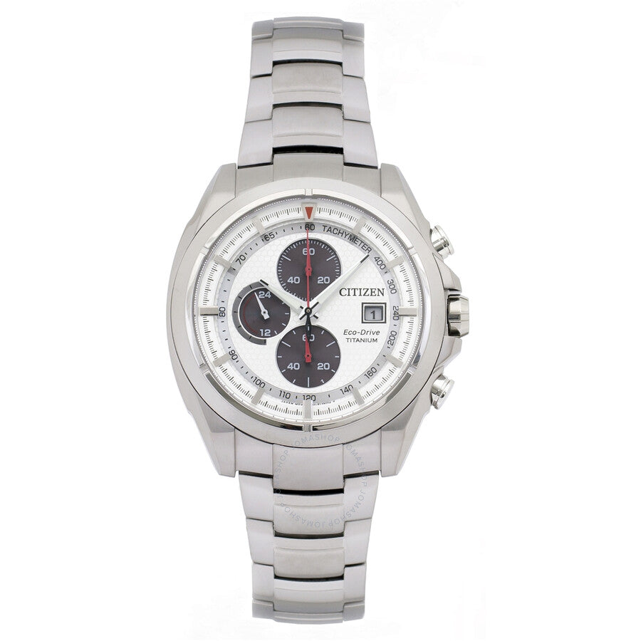 Citizen Chronograph Eco-Drive White Dial Men's Watch CA0550-52A - Dawson Watches