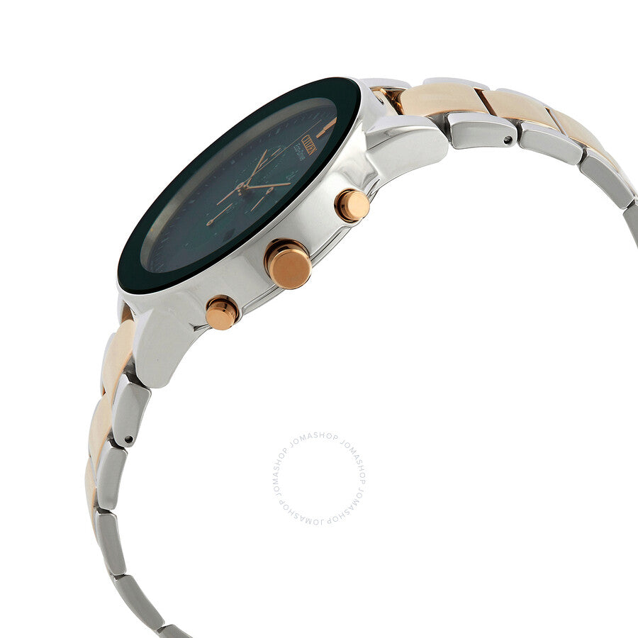 Citizen Chronograph GMT Eco-Drive Green Dial Men's Watch AT2244-84X - The Watches Men & Co #2