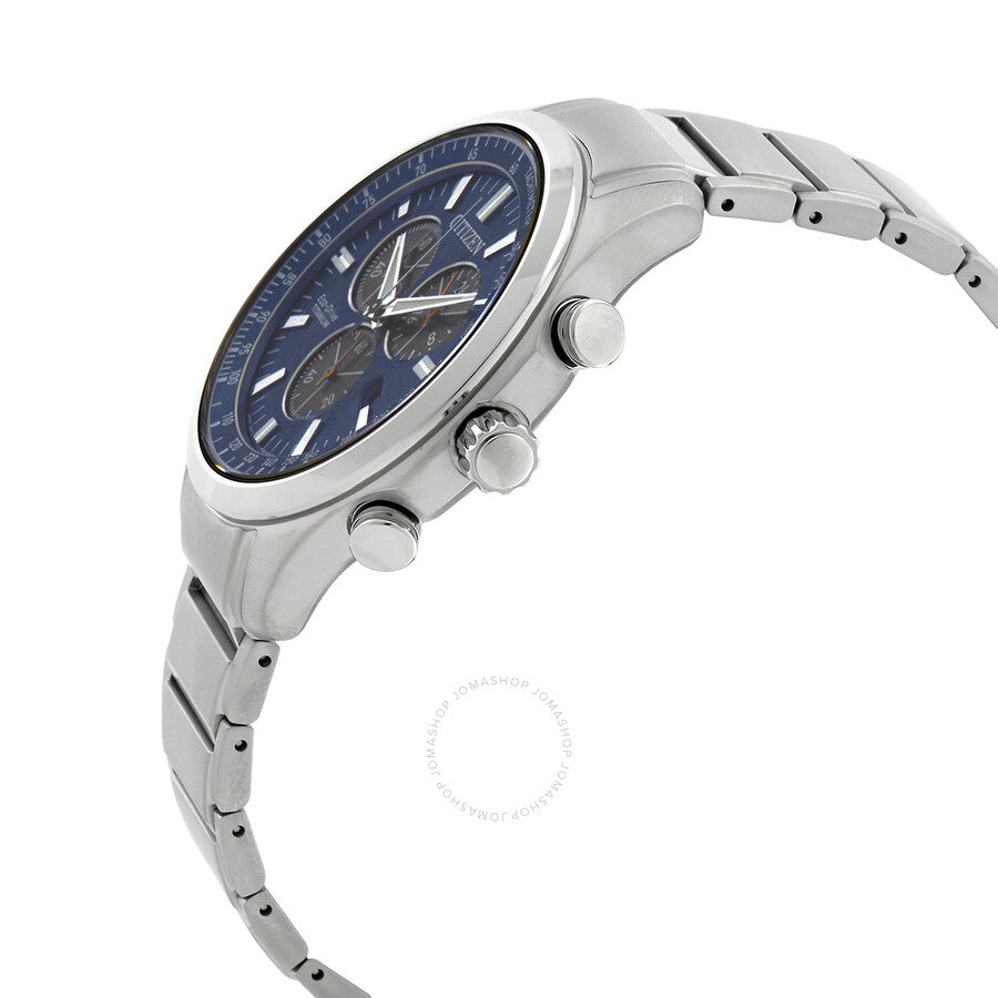 Citizen Chronograph Eco-Drive Blue Dial Men's Watch AT2530-85L - Dawson Watches #2