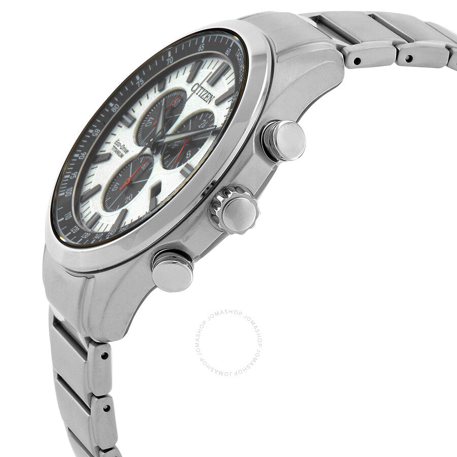 Citizen Chronograph GMT Eco-Drive White Dial Men's Watch AT2530-85A - Dawson Watches #2