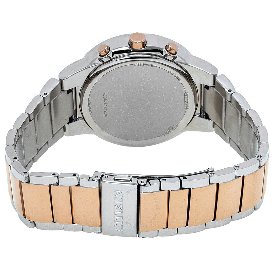 Citizen Chronograph GMT White Dial Two-Tone Men's Watch AT2244-84A - Dawson Watches #3