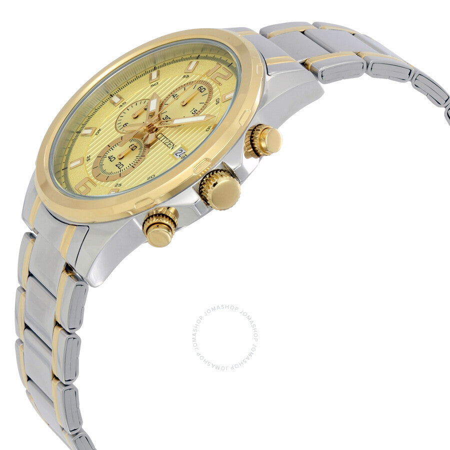 Citizen Chronograph Gold Dial Men's Watch AN3554-54P - Dawson Watches #2