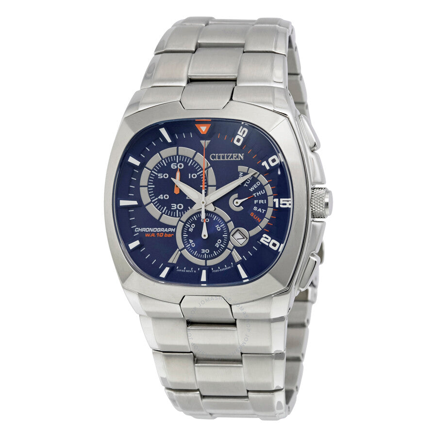 Citizen Chronograph Blue Dial Men's Watch AN9000-53M - Dawson Watches