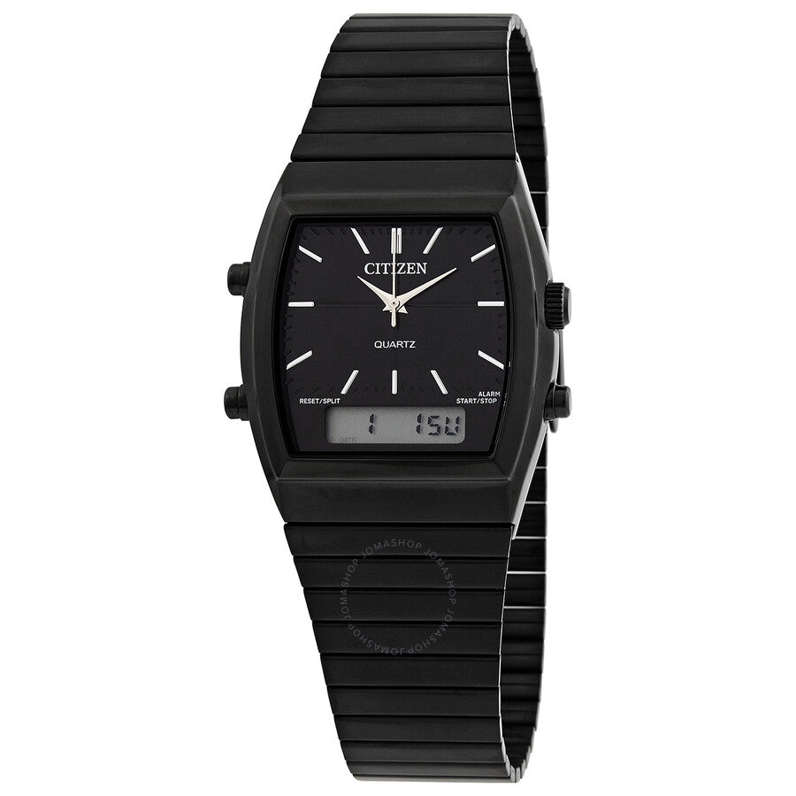 Citizen Chronograph Quartz Analog-Digital Black Dial Men's Watch JM0545-58E - Dawson Watches