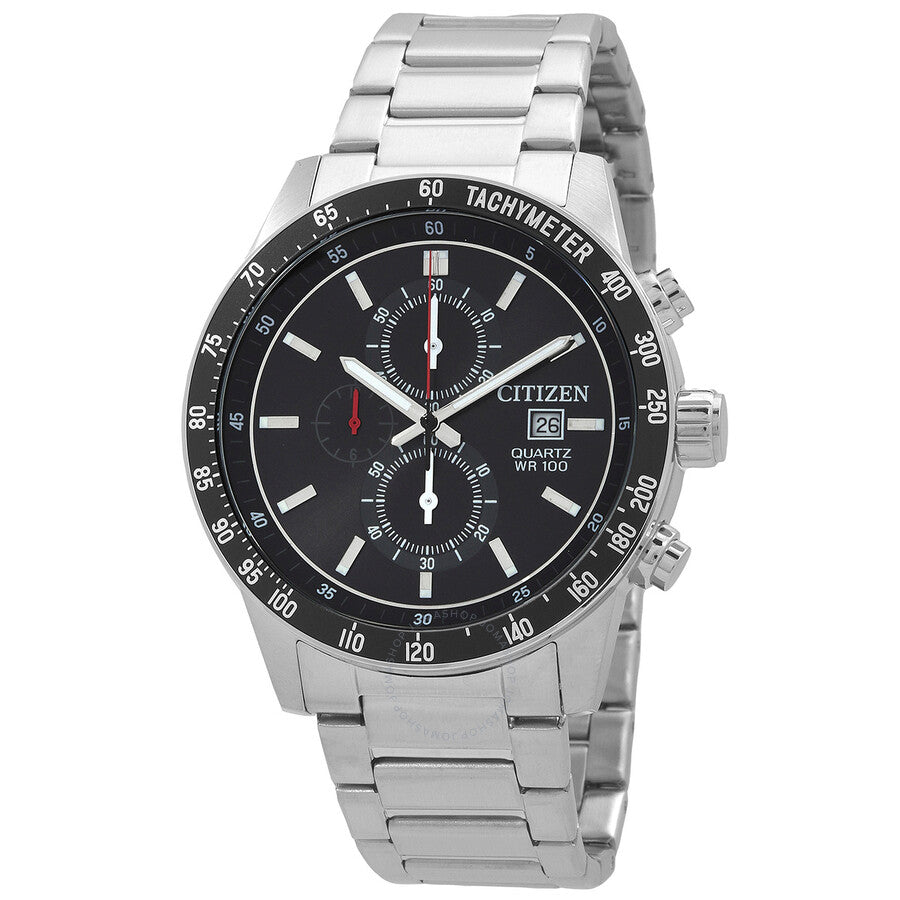 Citizen Chronograph Quartz Black Dial Men's Watch AN3600-59E - Dawson Watches