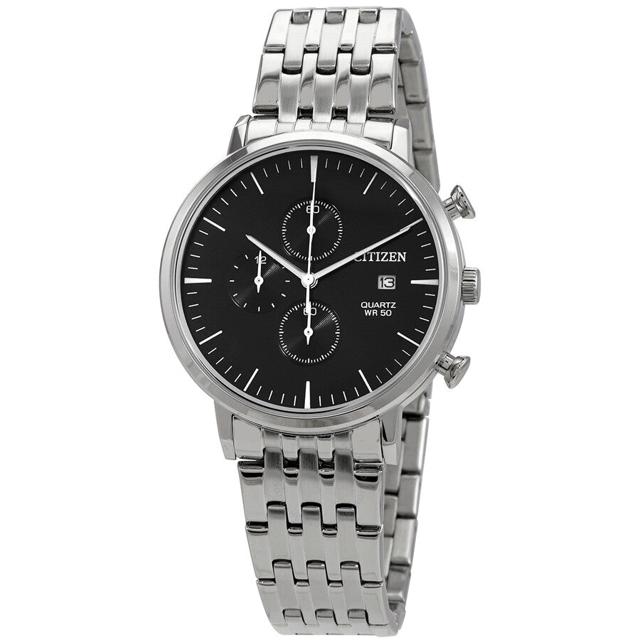 Citizen Chronograph Quartz Black Dial Men's Watch AN3610-55E - Dawson Watches