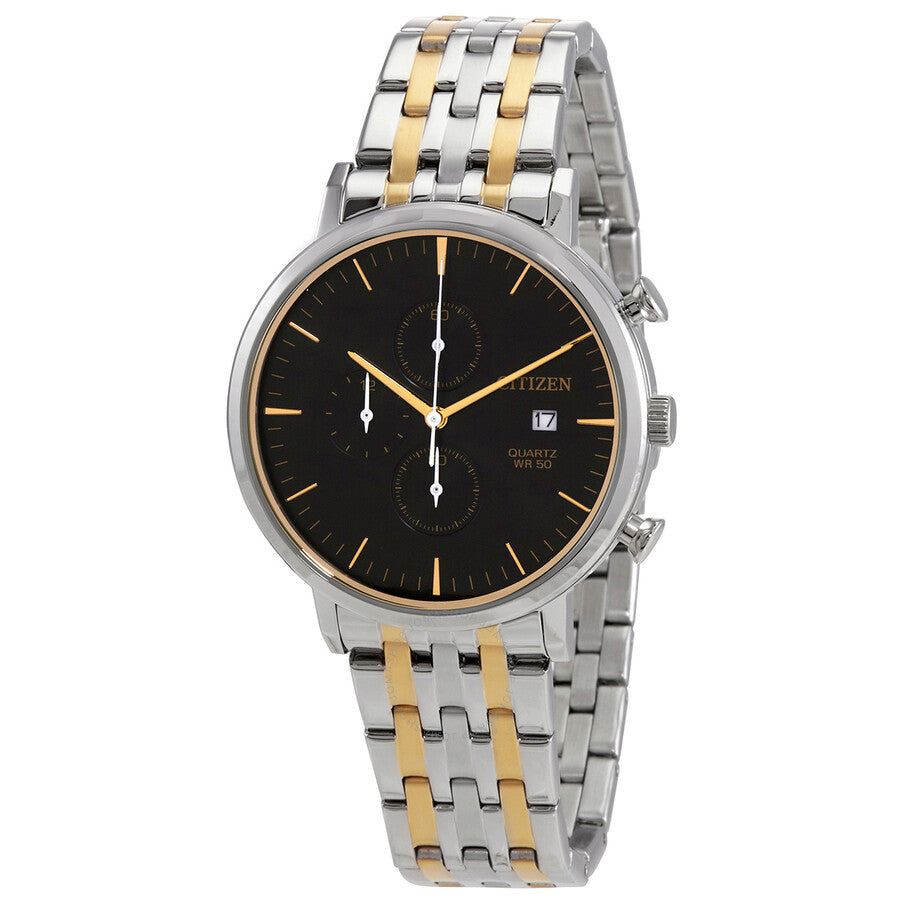 Citizen Chronograph Quartz Black Dial Men's Watch AN3614-54E - Dawson Watches