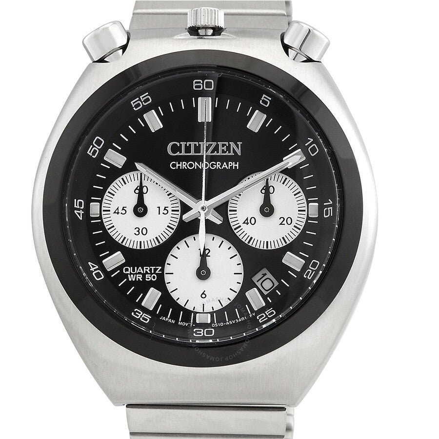 Citizen Chronograph Quartz Black Dial Men's Watch AN3660-81E - Dawson Watches #4