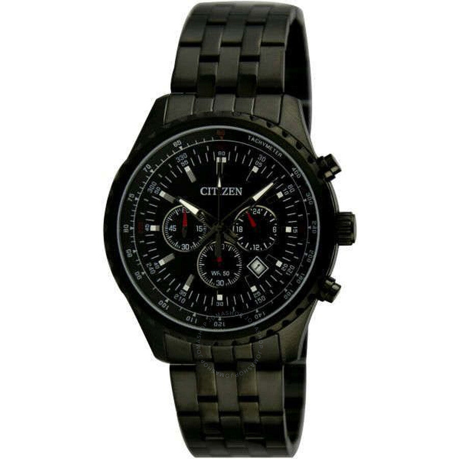 Citizen Chronograph Quartz Black Dial Men's Watch AN8065-53E - Dawson Watches