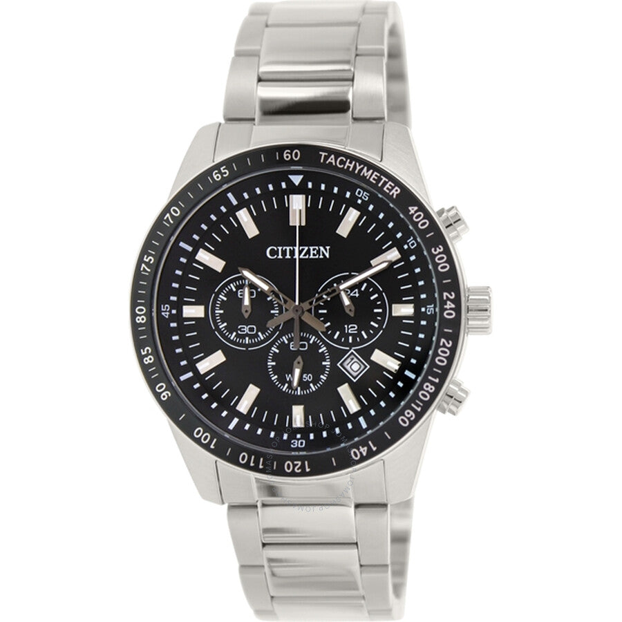 Citizen Chronograph Quartz Black Dial Men's Watch AN8070-53E - Dawson Watches