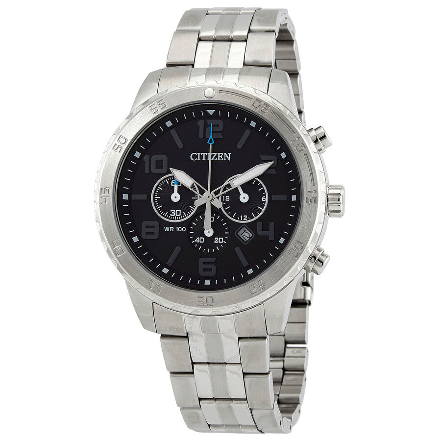 Citizen Chronograph Quartz Black Dial Men's Watch AN8130-53E - Dawson Watches