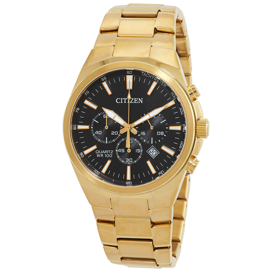 Citizen Chronograph Quartz Black Dial Men's Watch AN8173-51E - Dawson Watches