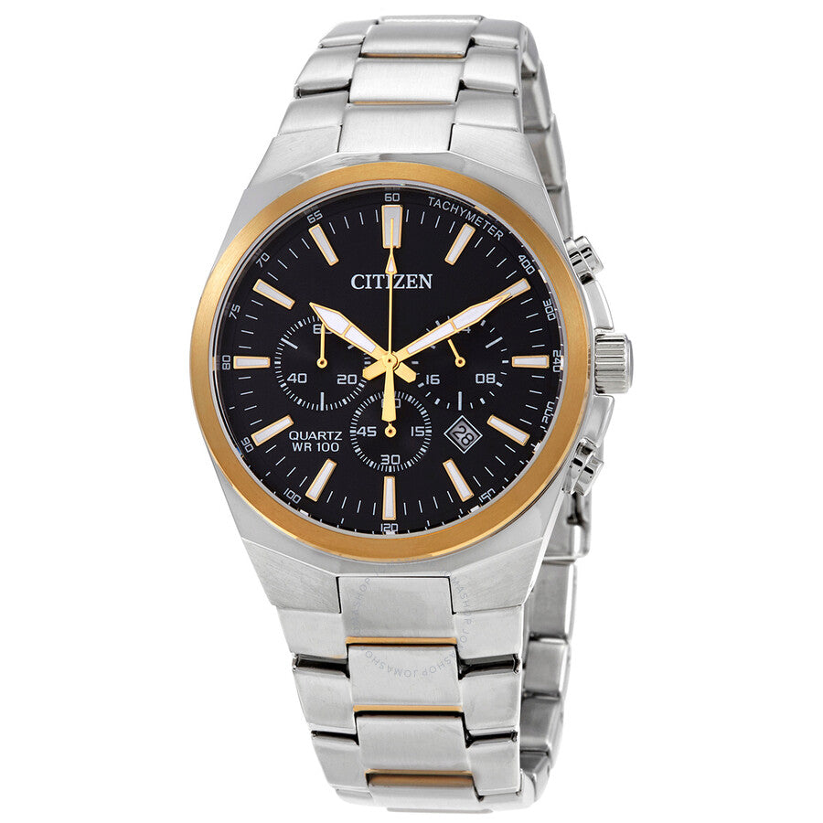 Citizen Chronograph Quartz Black Dial Men's Watch AN8174-58E - Dawson Watches