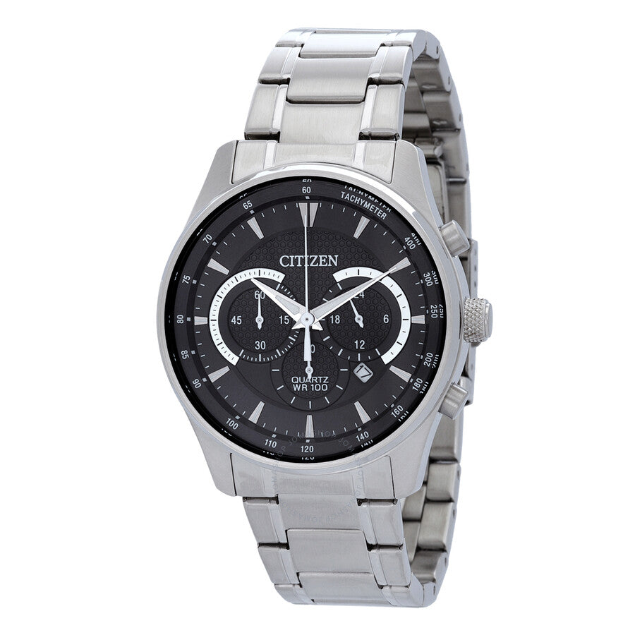 Citizen Chronograph Quartz Black Dial Men's Watch AN8191-59E - Dawson Watches