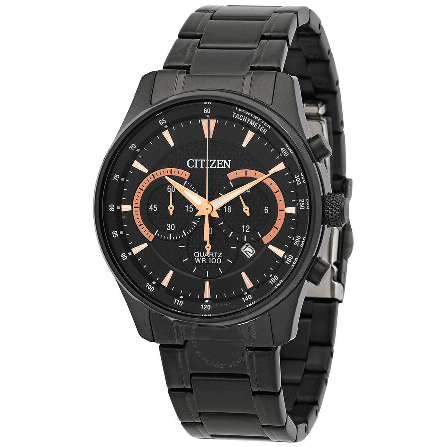Citizen Chronograph Quartz Black Dial Men's Watch AN8195-58E - Dawson Watches