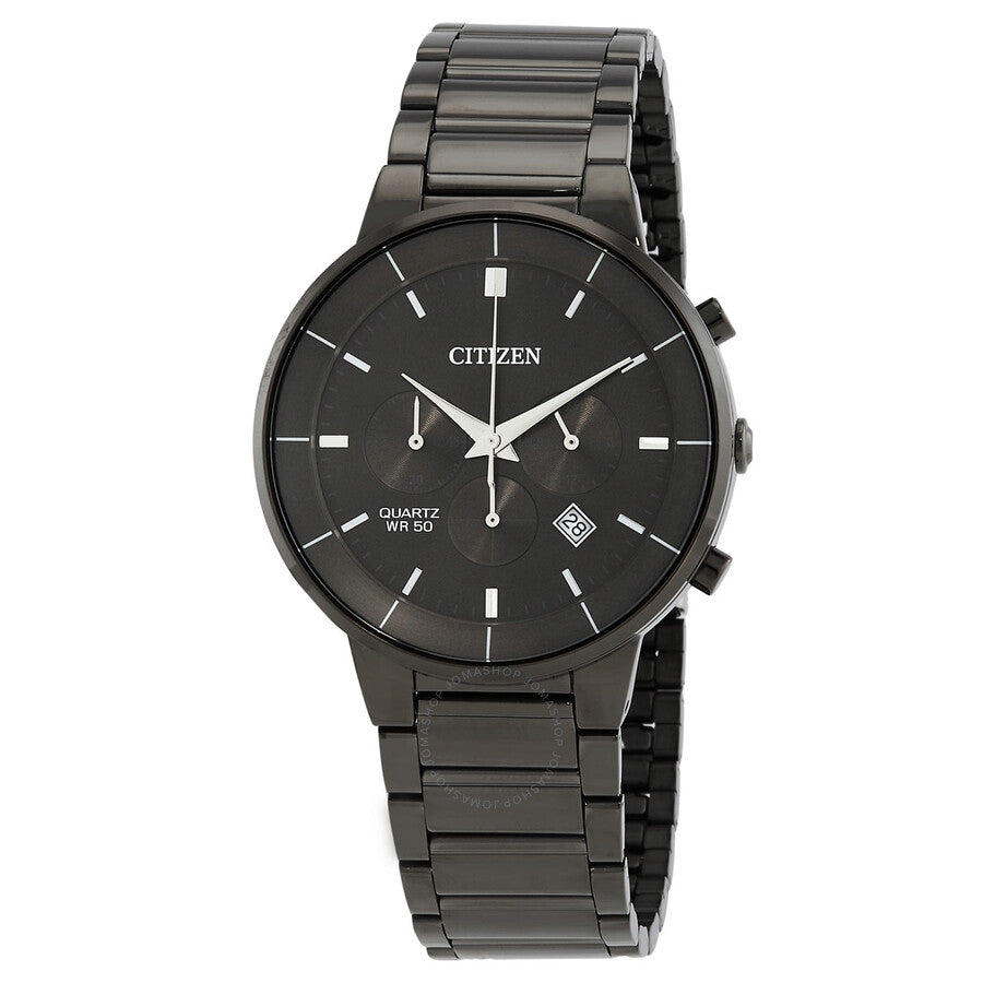 Citizen Chronograph Quartz Black Dial Men's Watch AN8227-53H - Dawson Watches