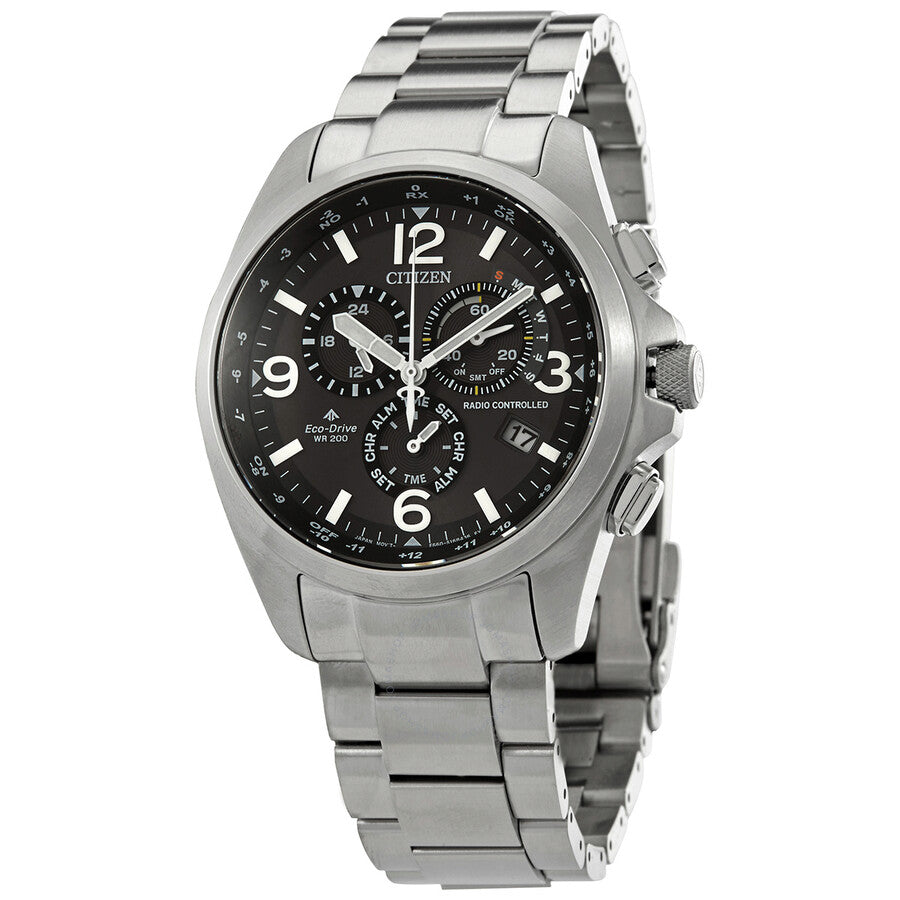 Citizen Chronograph Quartz Black Dial Watch CB5920-86E - Dawson Watches